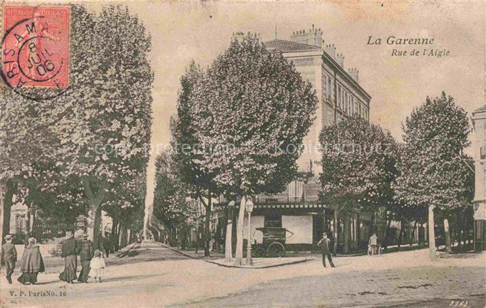 LA GARENNE -COLOMBES 92 Hauts-de-Seine Rue de l'Aigle