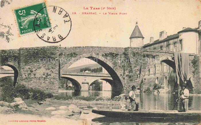 Brassac CASTRES 81 Tarn Le vieux pont