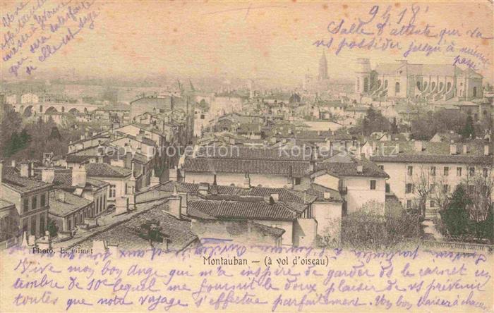 MONTAUBAN 82 Tarn-et-Garonne Vue générale à vol d'oiseau