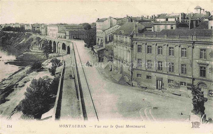 MONTAUBAN 82 Tarn-et-Garonne Vue sur le Quai Montmurat