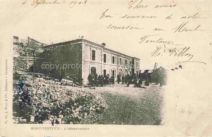 Mont-Ventoux Malaucene Carpentras 84 Vaucluse L'Observatoire