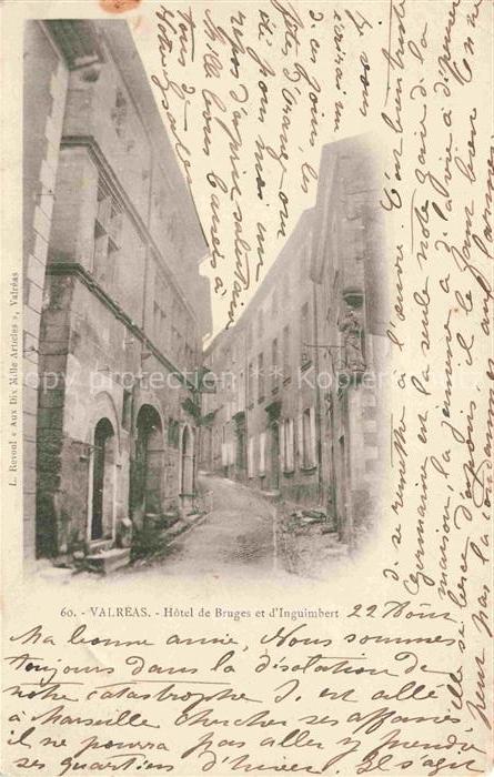Valreas AVIGNON 84 Vaucluse Hôtel de Bruges et d'Inguimbert