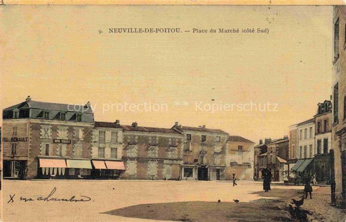 Neuville-de-Poitou POITIERS 86 Vienne Place du Marché