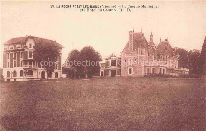 La Roche-Posay-les Bains Chatellerault 86 Vienne Le Casino Municipal Hôtel du Ca