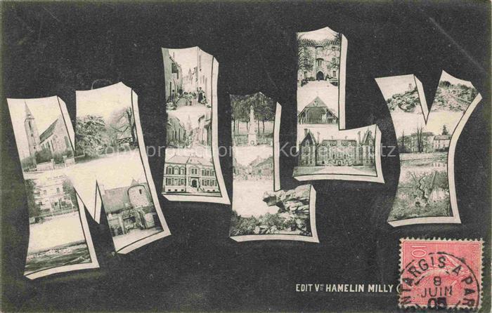 Milly -la-Foret EVRY 91 Essonne Vues d'ensemble Schriftzug