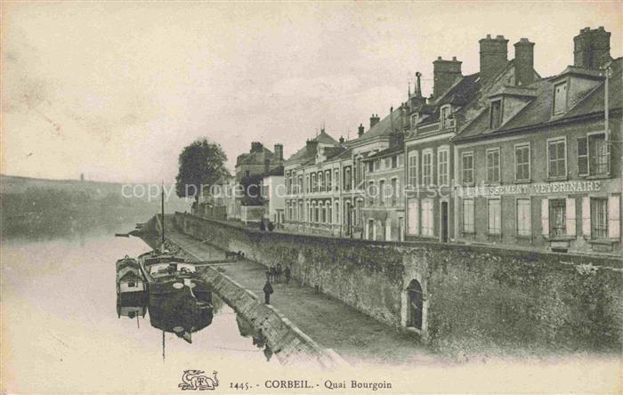 CORBEIL -Essonnes 91 Essone Quai Bourgoin