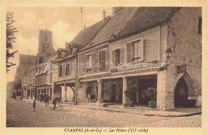 ETAMPES 91 Essonne Les Piliers XIIe siècle