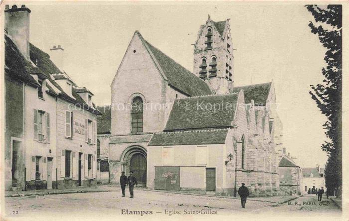 ETAMPES 91 Essonne Eglise Saint Gilles