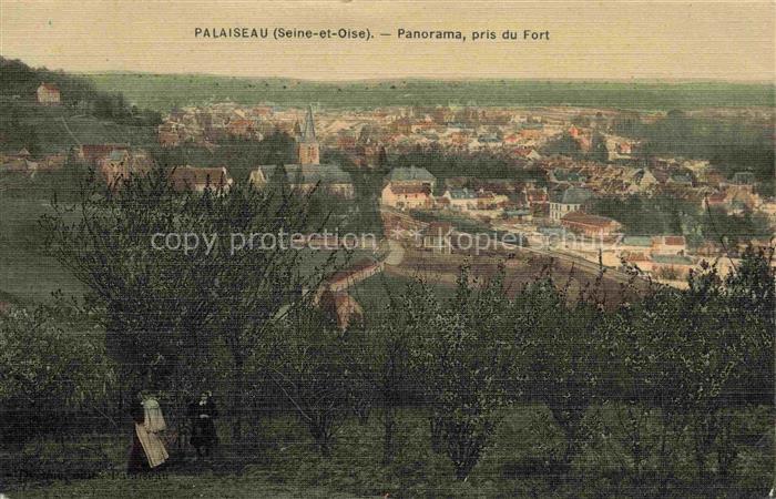 PALAISEAU 91 Essonne Panorama vue prise du fort