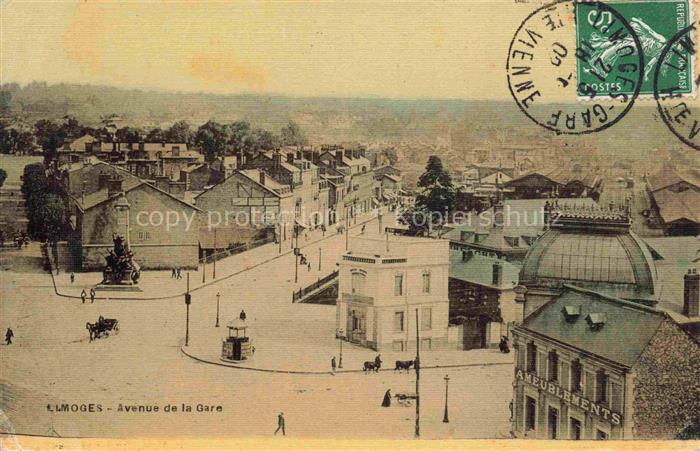 LIMOGES 87 Haute-Vienne Avenue de la Gare