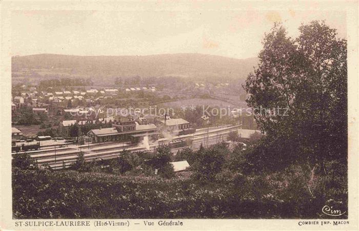 St-Sulpice-Lauriere LIMOGES 87 Haute-Vienne Vue générale