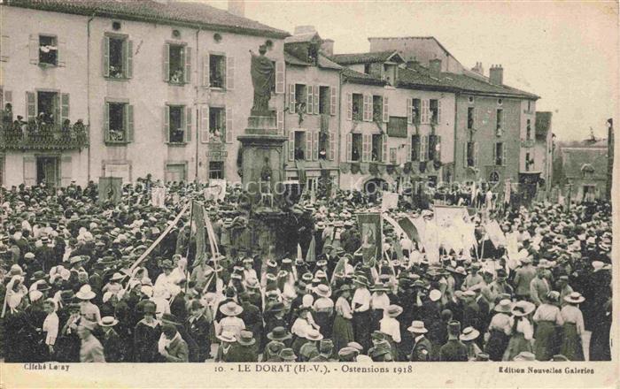 Le Dorat BELLAC 87 Haute-Vienne Ostensions 1918