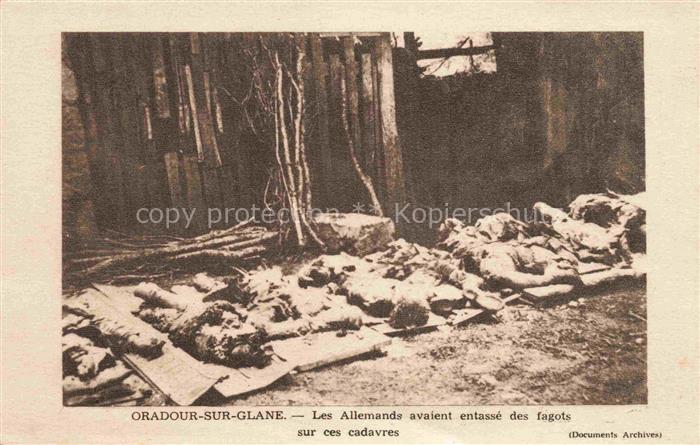 Oradour-sur-Glane Rochechouart 87 Haute-Vienne les Martyrs d'Oradour sur Glane M