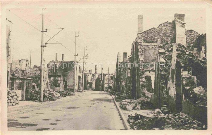 Oradour-sur-Glane Rochechouart 87 Haute-Vienne Rue principale les Martyrs d'Orad