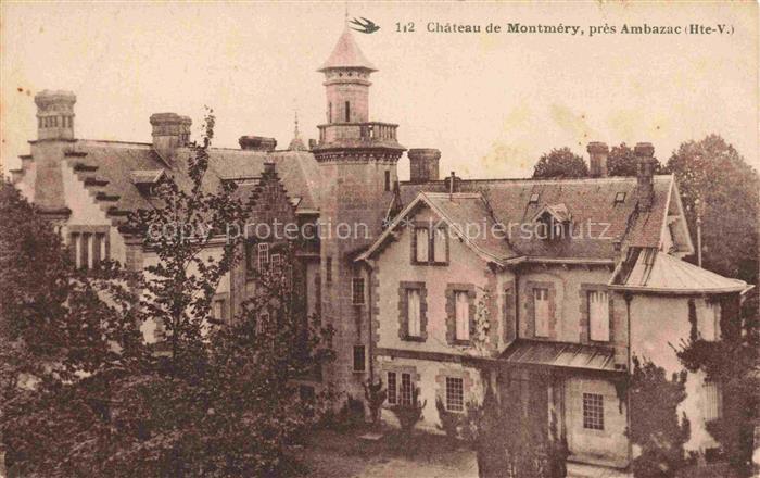 Ambazac LIMOGES 87 Haute-Vienne Château de Montmery