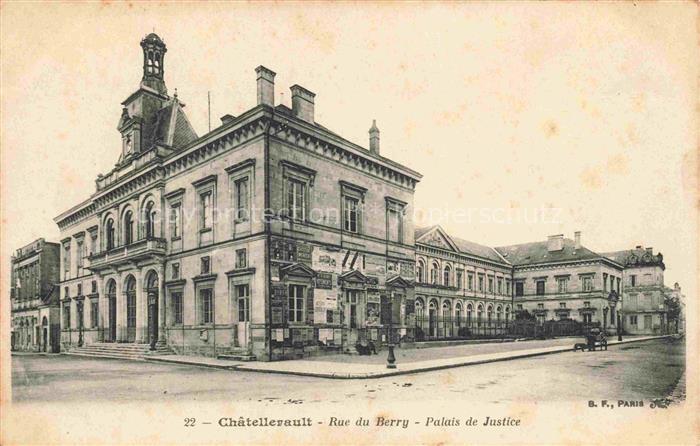 Chatellerault 86 Vienne Rue du Berry Palais de Justice