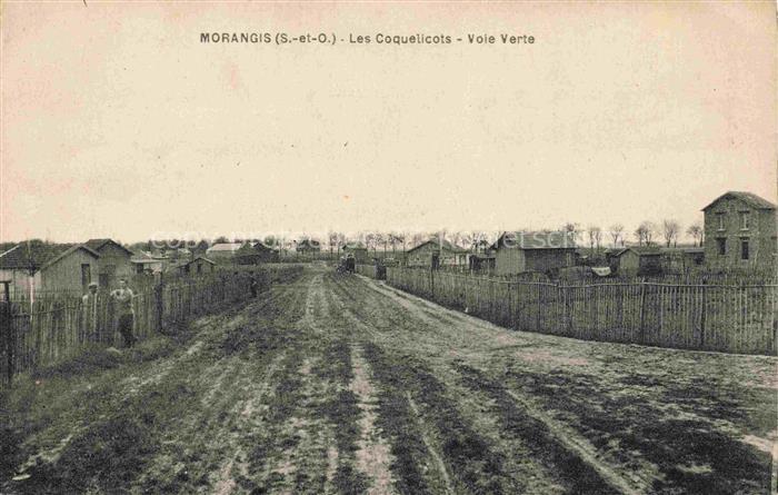 Morangis  PALAISEAU 91 Essonne Les Coquelicots voie verte