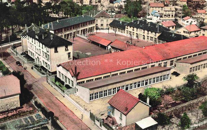 Ste-Genevieve-des-Bois PALAISEAU 91 Essonne Groupe Scolaire Jules Ferry vue aéri