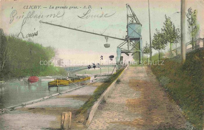 CLICHY-LA-GARENNE 92 Hauts-de-Seine La grande grue