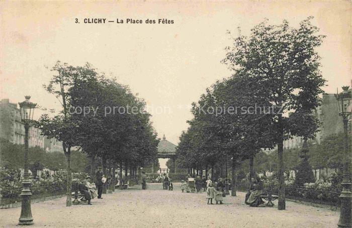 CLICHY-LA-GARENNE 92 Hauts-de-Seine La Place des Fêtes