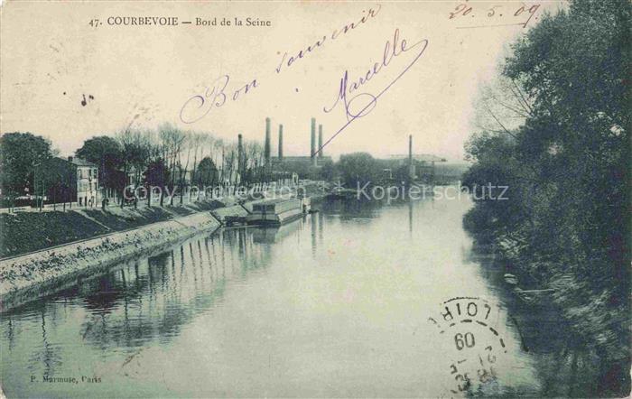 COURBEVOIE 92 Hauts-de-Seine Bord de la Seine
