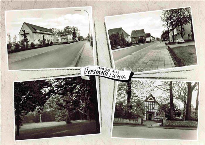 Versmold Guetersloh NRW Teilansichten Hauptstrasse Fachwerkhaus