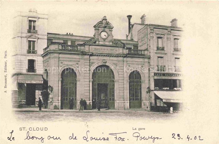 ST-CLOUD  NANTERRE 92 Hauts-de-Seine La gare