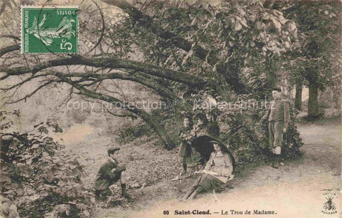 Saint Cloud 92 Hauts-de-Seine Le Trou de Madame