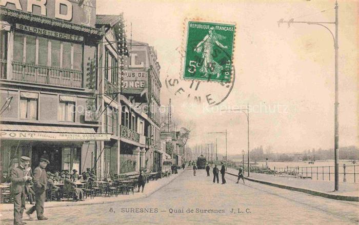 SURESNES Nanterre 92 Hauts-de-Seine Quai de Suresnes