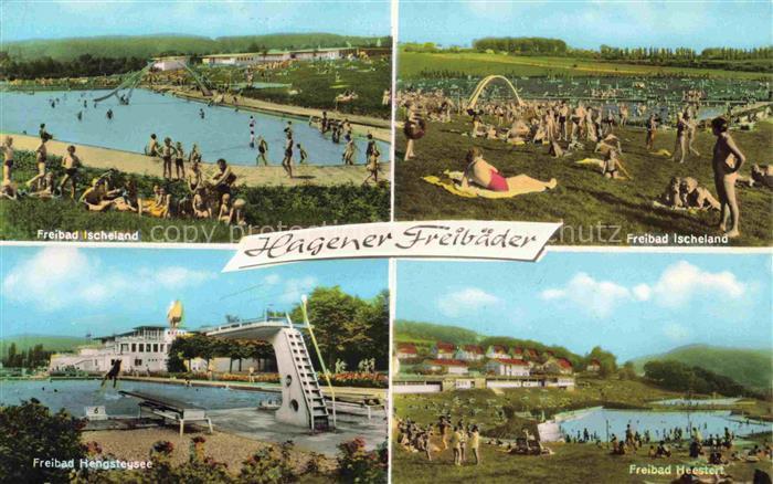 HAGEN  Westfalen NRW Hagener Freibaeder