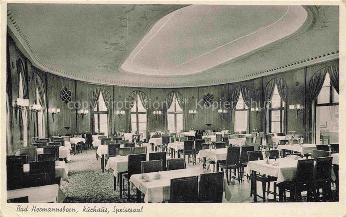 Bad Hermannsborn Speisesaal im Kurhaus