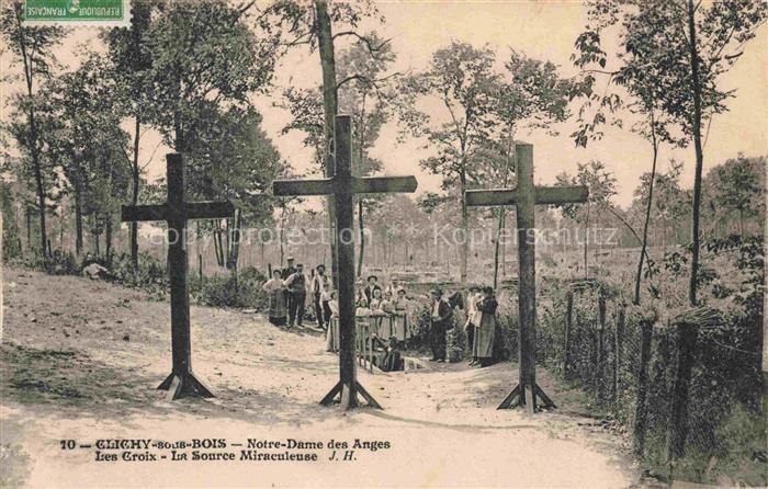 Clichy-sous-Bois 93 Seine-Saint-Denis Notre-Dame des Anges les Croix Source Mira