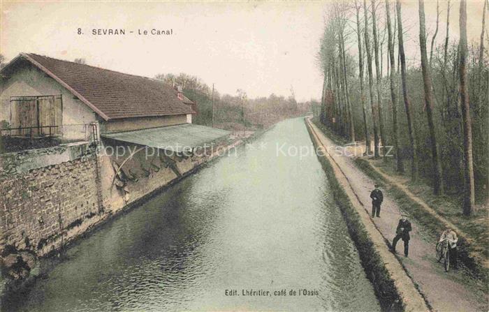 Sevran RAINCY 93 Seine-Saint-Denis Le canal