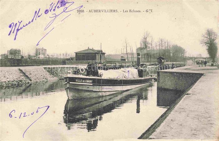 AUBERVILLIERS 93 Seine-Saint-Denis Les écluses