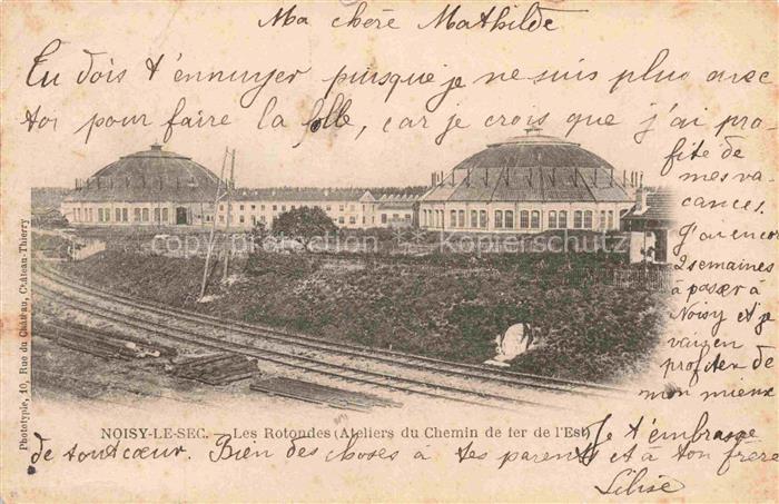 Noisy-le-Sec Bobigny 93 Seine-Saint-Denis Les Rotondes Ateliers du Chemin de fer