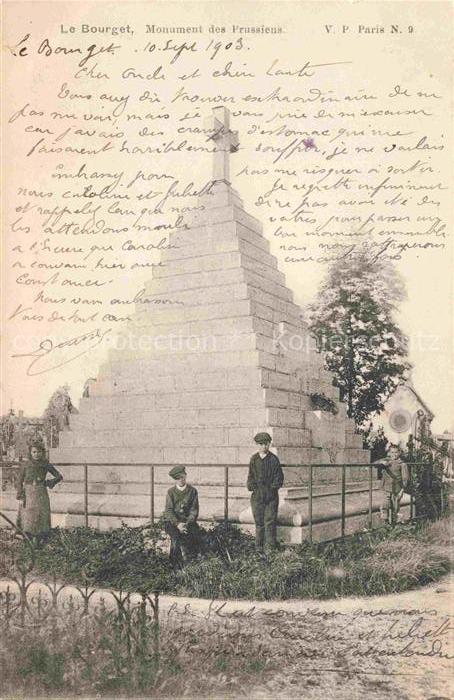 Le Bourget BOBIGNY 93 Seine-Saint-Denis Monument des Prussiens
