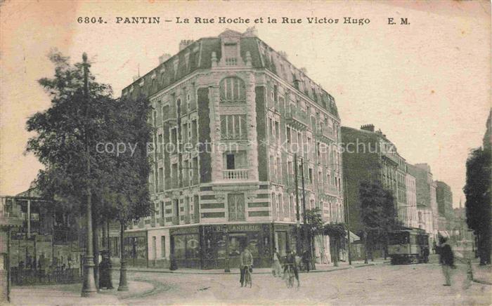 PANTIN Bobigny 93 Seine-Saint-Denis Rue Hoche et Rue Victor Hugo