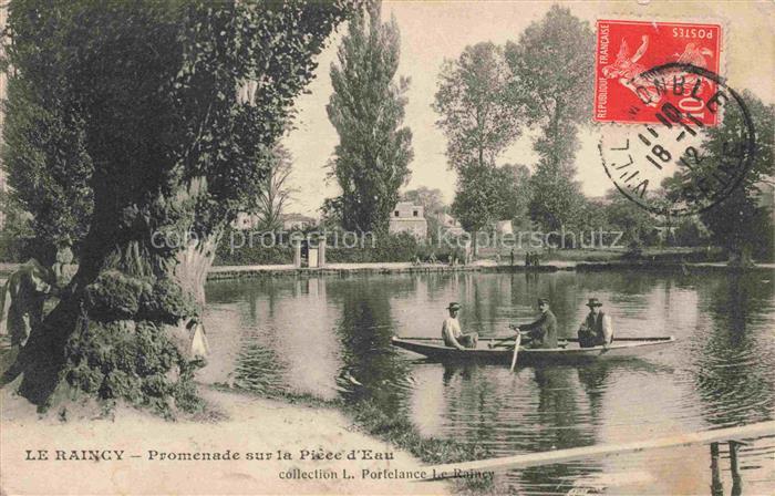 LE RAINCY 93 Seine-Saint-Denis Promenade sur la Pièce d'Eau