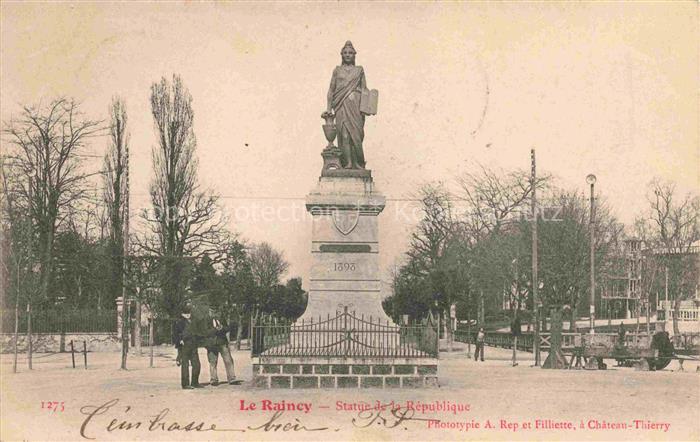 LE RAINCY 93 Seine-Saint-Denis Statue de la République Monument
