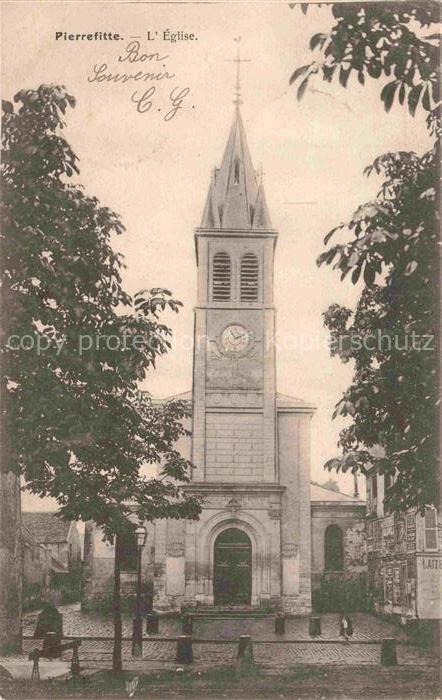 Pierrefitte -sur-Seine Saint-Denis 93 Seine-Saint-Denis Eglise Kirche
