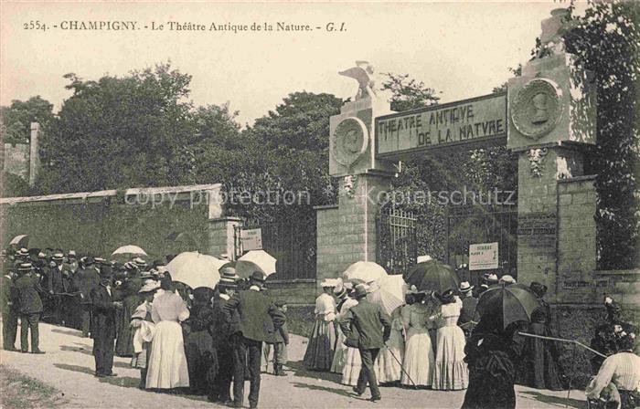 CHAMPIGNY  NOGENT-SUR-MARNE 94 Val-de-Marne Le Théâtre Antique de la Nature