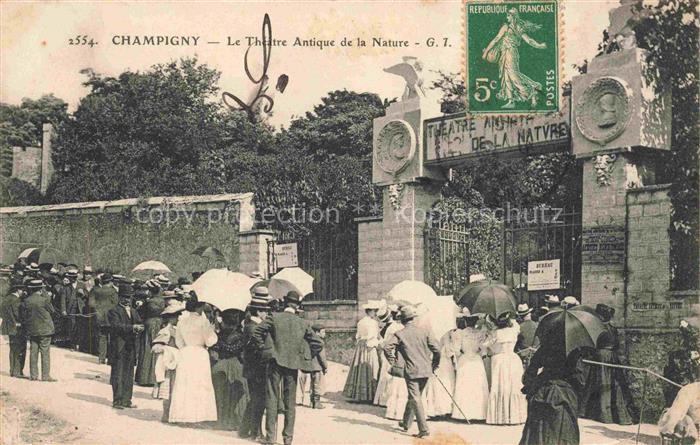 CHAMPIGNY  NOGENT-SUR-MARNE 94 Val-de-Marne Le Théâtre Antique de la Nature