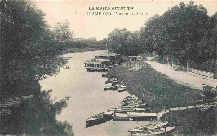 CHAMPIGNY  NOGENT-SUR-MARNE 94 Val-de-Marne Vue sur la Marne