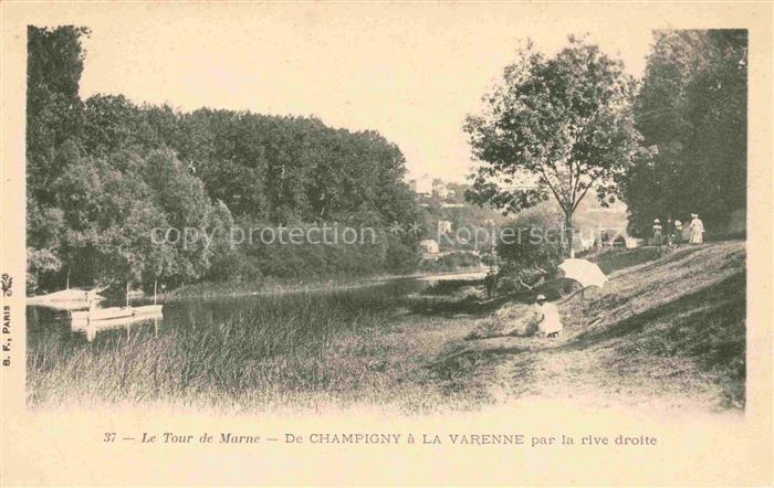 CHAMPIGNY  NOGENT-SUR-MARNE 94 Val-de-Marne Le Tour de Marne rive droite