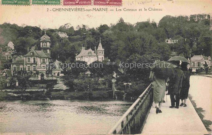 Chennevieres-sur-Marne 94 Val-de-Marne Les Coteaux et le Château