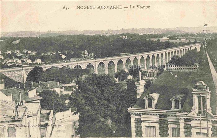 NOGENT-SUR-MARNE 94 Val-de-Marne Vue panoramique et le viaduc