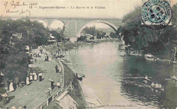 NOGENT-SUR-MARNE 94 Val-de-Marne La Marne et le viaduc