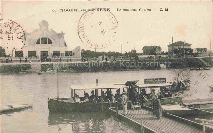 NOGENT-SUR-MARNE 94 Val-de-Marne Le nouveau casiono aux bords de la Marne Feldpo
