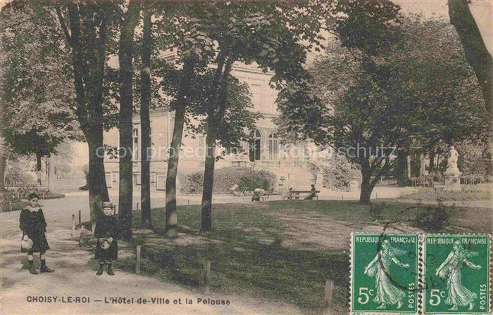 Choisy-le-Roi CRETEIL 94 Val-de-Marne Hôtel de Ville et la Pelouse