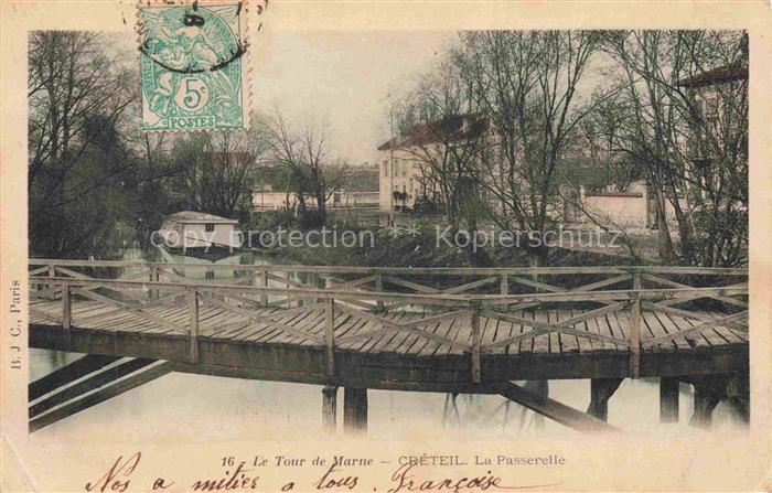 CRETEIL 94 Val-de-Marne La Passerelle Collection Le Tour de Marne